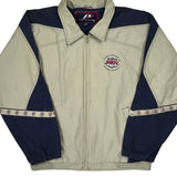 Tampa Bay Pro Player Track Jacket - Large Beige Polyester