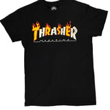 Thrasher Graphic T-Shirt - XS Black Cotton