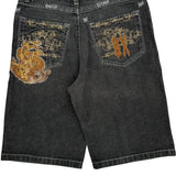 Bx70 Denim Shorts - 36W 13L Gray Cotton
