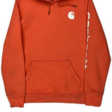 Carhartt Hoodie - Large Orange Cotton