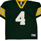 Green Bay Packers Logo Athletics #Favre Football Jersey - XL Green Polyester