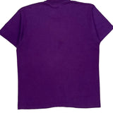 Single Stitch 90S Blank Unbranded T-Shirt - XL Purple Cotton Blend