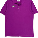 Kappa Polo Shirt - XL Purple Cotton