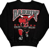 Street Bullies Chicago Bulls Graphic Sweatshirt - Small Black Cotton