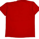 Chicago Bulls Fruit Of The Loom Graphic T-Shirt - XL Red Cotton