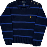 Age 4 Polo By Ralph Lauren Striped Sweater - XS Navy Cotton
