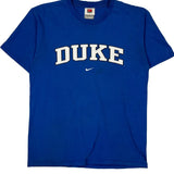 Duke Nike College T-Shirt - Medium Blue Cotton