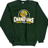 Green Bay Packers Gildan Nfl Sweatshirt - Medium Green Cotton Blend