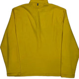 Polo By Ralph Lauren 1/4 Zip Fleece - XL Yellow Polyester