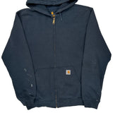 Carhartt Hoodie - Large Navy Cotton
