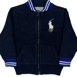 Age 2 Polo By Ralph Lauren Zip Up - 2XS Navy Cotton