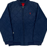Age 6 Polo By Ralph Lauren Bomber Jacket - Small Blue Polyester