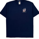 David Reutimann Fruit Of The Loom Nascar T-Shirt - XL Navy Cotton