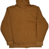 Dickies Hoodie - Large Brown Cotton Blend