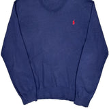 Polo By Ralph Lauren Sweater - Large Navy Cotton