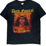 Dark Funeral Tennessee River Band T-Shirt - Large Black Cotton