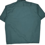 Dickies Short Sleeve Shirt - 2XL Green Polyester Blend