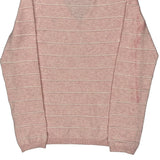 Tommy Hilfiger Striped Sweater - Medium Pink Cotton