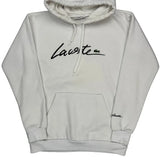 Lacoste Hoodie - Medium White Cotton