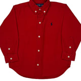 Age 3 Ralph Lauren Shirt - 2XS Red Cotton