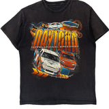 Daytona 500 Nascar Graphic T-Shirt - Medium Black Cotton