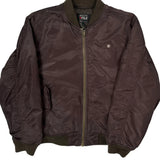 Age 12-14 Ma-1 Southpole Bomber Jacket - Medium Brown Polyester
