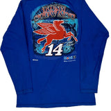 Tony Stewart Chase Authentics Graphic T-Shirt - Medium Blue Cotton