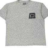 Duke Oneita Single Stitch T-Shirt - Large Grey Cotton