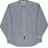 Tommy Hilfiger Striped Shirt - Large Blue Cotton