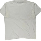 Seaside House Oneita Single Stitch T-Shirt - XL White Cotton Blend
