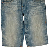 True Religion Denim Shorts - 31W 11L Light Wash Denim