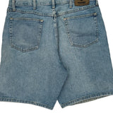Wrangler Denim Shorts - 34W 8L Light Wash Cotton