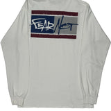 Unbranded Long Sleeve T-Shirt - Medium White Cotton