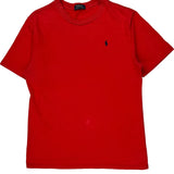 Polo By Ralph Lauren T-Shirt - Small Red Cotton