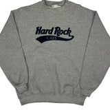 Hard Rock Cafe Sweatshirt - Medium Grey Cotton Blend