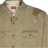 Wrangler Shirt - Large Khaki Cotton