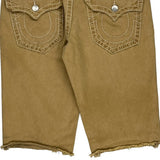 True Religion Denim Shorts - 34W 15L Brown Cotton