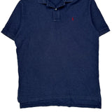 Polo By Ralph Lauren Polo Shirt - Large Blue Cotton