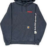 Carhartt Hoodie - Small Navy Cotton