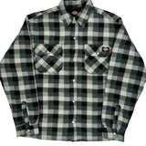 Dickies Checked Overshirt - Medium Black & White Polyester