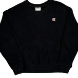 Reverse Weave Champion Sweatshirt - Small Black Cotton Blend