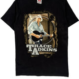 Trace Adkins Tour 2010 Bayside Band T-Shirt - Medium Black Cotton