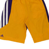 Los Angeles Lakers Adidas NBA Sport Shorts - Medium Yellow Polyester