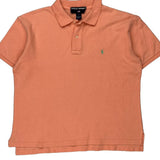 Polo Sport Polo Shirt - Large Orange Cotton