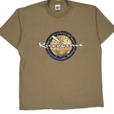 Single Stitch Riverdance Anvil T-Shirt - XL Brown Cotton