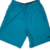 Nike Sport Shorts - Large Blue Polyester