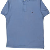 Tommy Hilfiger Polo Shirt - Large Blue Cotton