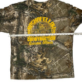 Construction Unbranded Camo T-Shirt - Large Yellow Cotton