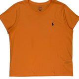 Polo By Ralph Lauren T-Shirt - XL Orange Cotton