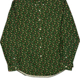 Ralph Lauren Graphic Patterned Shirt - Large Green Cotton